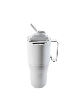 KLEAN KANTEEN | Thermobecher Rise Tumbler 1064ml mit Flip Lid Deckel und Trinkhalm Edelstahl | 